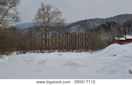Winter Scenery Of Mohe County, China