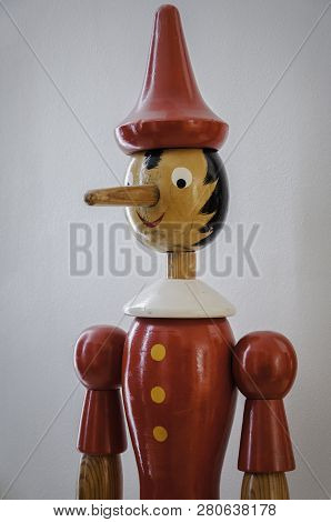 Pinocchio: The Most Famous Wooden Puppet Waist Up