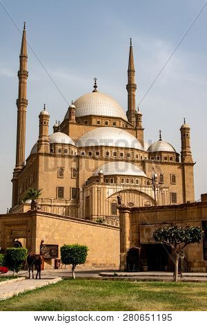 The Great Muhammad Ali Alabaster Mosque Citadel Of Cairo, Egypt