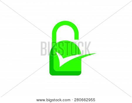 Web Security Lock And Guard Icon Logo Design