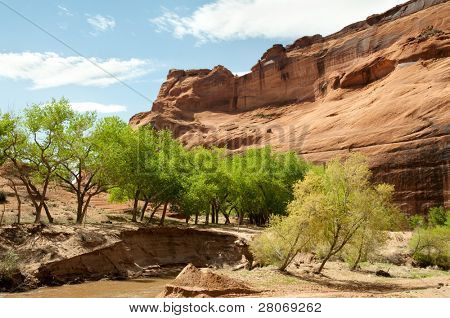 Vale do Rio do Canyon de Chelly