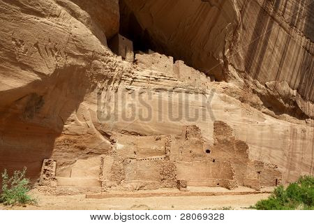 Weißen Haus native american indian Cliff Wohnung Ruinen im Canyon de chelly