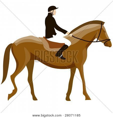 sport icons, equestrian
