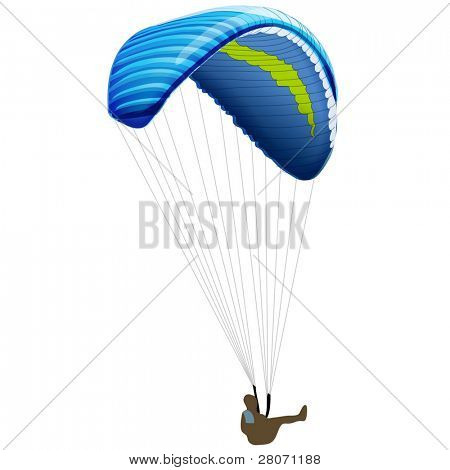 sport icons, parachute