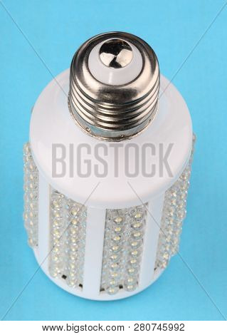 Led Tube Lamp At Dry Sunny Summer Day