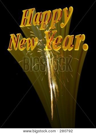 สวัสดีปีใหม่กับดอกไม้ไฟ