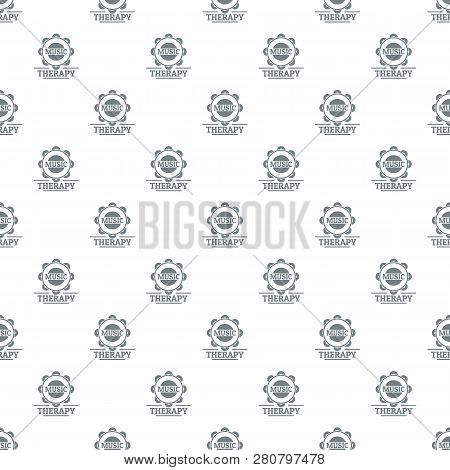 Tambourine Pattern Seamless Repeat For Any Web Design