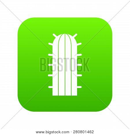 Cereus Candicans Cactus Icon Digital Green For Any Design Isolated On White Illustration