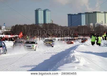 Moscou, Russie - 23 février : 21 traditionnels 