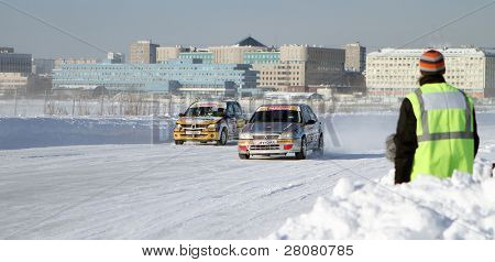 Moskva, Rusland - februar 23: 21 traditionelle 