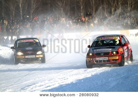 Moskva, Rusland - februar 23: 21 traditionelle 