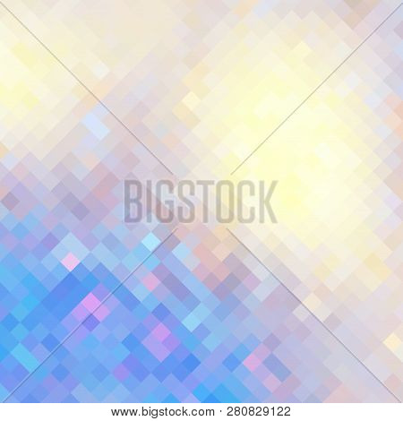 Geometric Abstract Pattern In Low Poly Style.