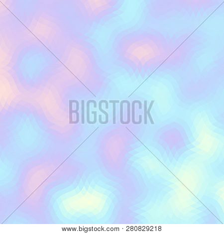 Geometric Wavy Abstract Pattern. Polygonal Square Background.