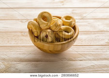 Savory Taralli As A Tradizional Italian Snack