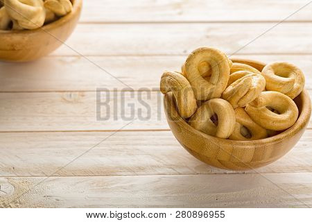 Savory Taralli As A Tradizional Italian Snack