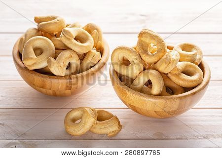 Savory Taralli As A Tradizional Italian Snack