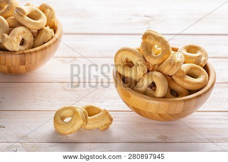 Savory Taralli As A Tradizional Italian Snack
