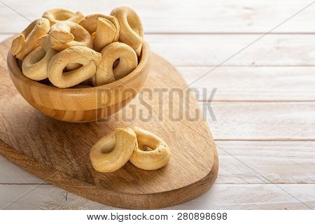 Savory Taralli As A Tradizional Italian Snack