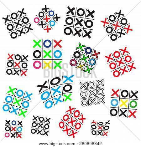 Crosses And Zeros Funny Game Schematic Image