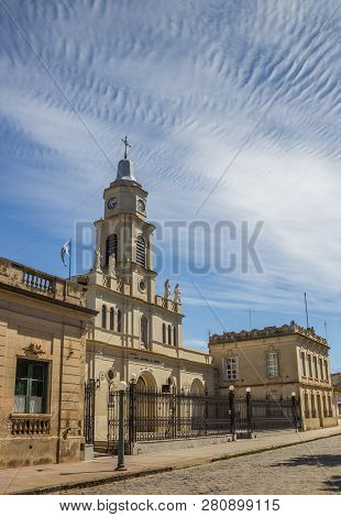 Church In The Center Of San Antonio De Areco, Argentina
