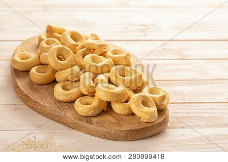 Savory Taralli As A Tradizional Italian Snack