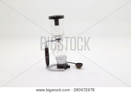 A  Tiny Figure Of Professional Coffee Maker