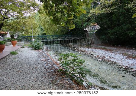 River And Springs In Pozar Thermal Baths Aridaia Greece