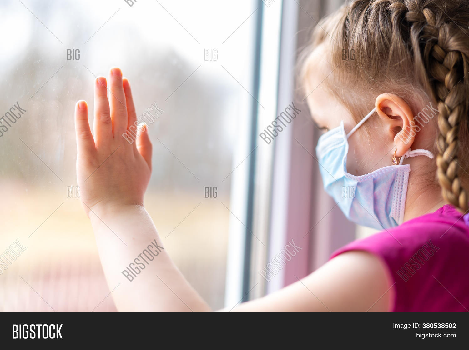 Little Girl Covid19 Image & Photo (Free Trial) Bigstock