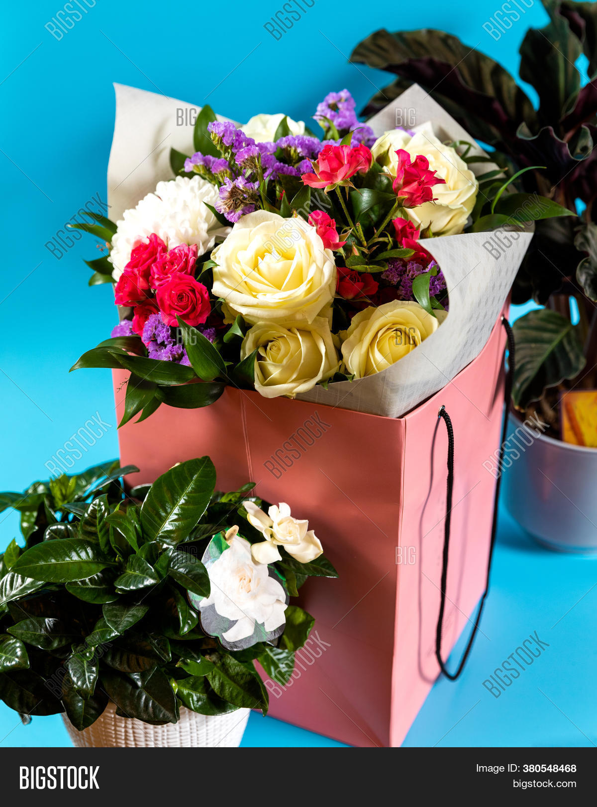 Flower Bouquet Box Image & Photo (Free Trial) Bigstock