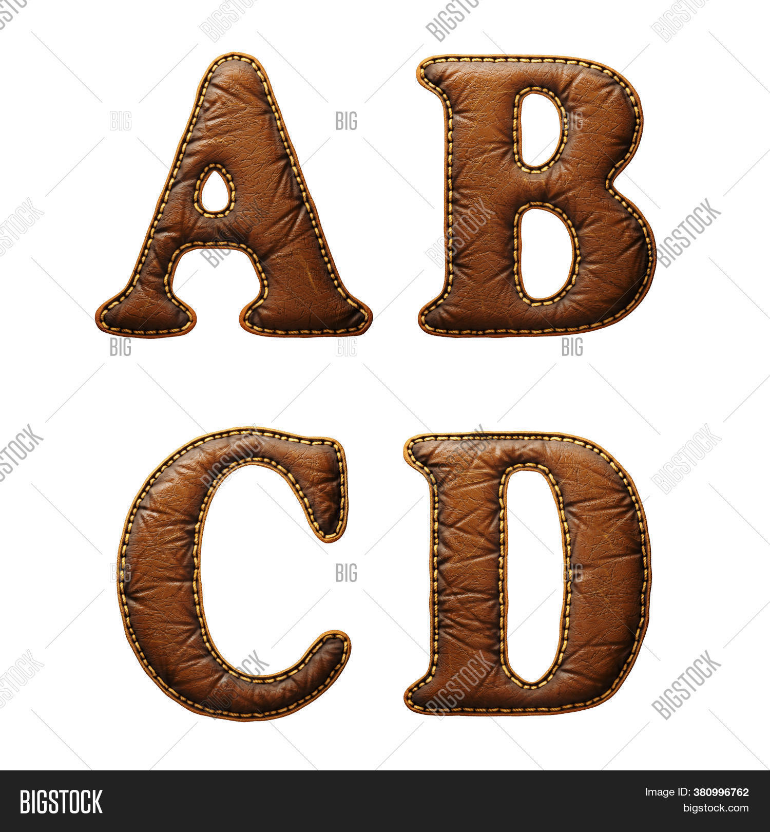 Set Leather Letters , Image & Photo (Free Trial) Bigstock