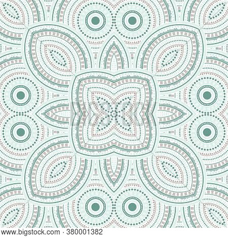 Modern Portugese Azulejo Tile Seamless Rapport. Ethnic Structure Vector Motif. Ceramics Print Design