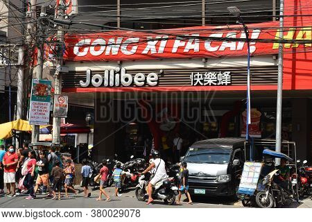 Manila, Ph - Feb 5 - Jollibee Restaurant Facade On February 5, 2019 In Manila, Philippines.
