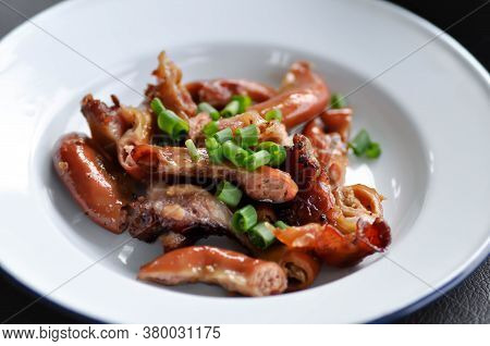 Grilled Chitterlings Or Roast Chitterlings, Thai Food