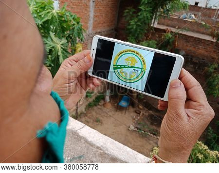 District Katni, Madhya Pradesh, India - 23 May 2020: Pradhan Mantri Adarsh Gram Yojana Government Sc