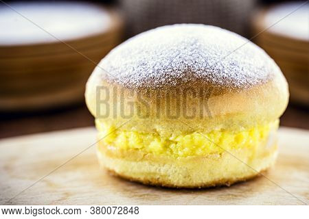 Bread With Cream And Sugar, Brazilian Donut Called 