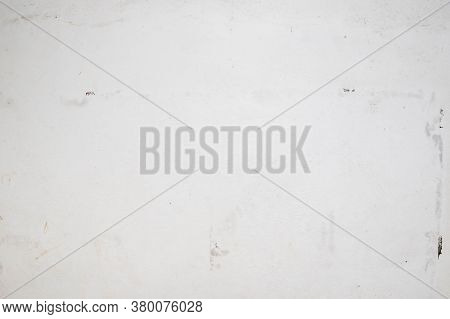 Old White Wall Texture, Substandard Plaster Rough, Stock Image