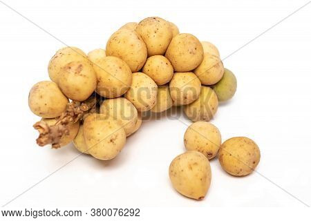 Thai Fruit,wollongong Isolated On White Background.
