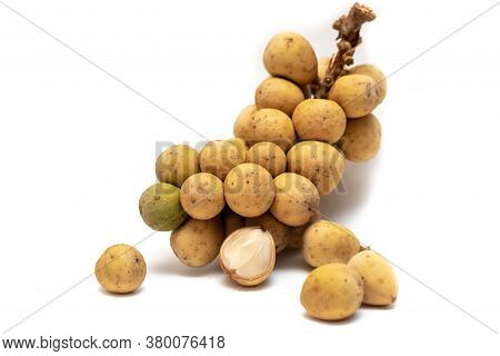 Thai Fruit,wollongong Isolated On White Background.