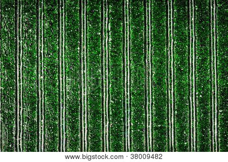 Green Lined Glass