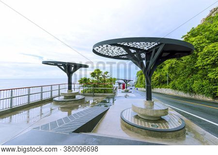 Sea View Point On Khao Sam Muk, Chonburi Province In Thailand