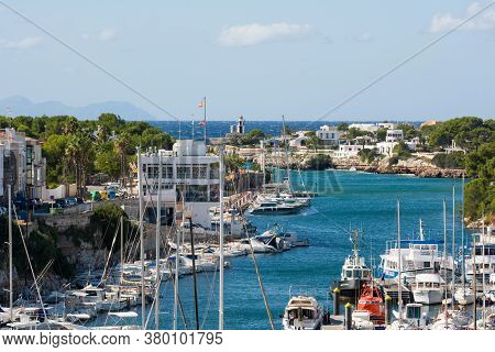 Menorca, Spain - October 15, 2019: The Yacht Port, Ciutadella De Menorca, Menorca, Spain