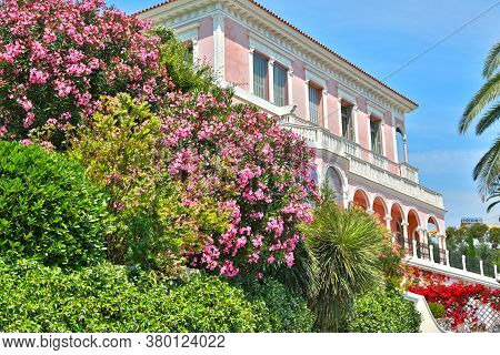 Nice, France- June 17, 2014: Villa Ephrussi De Rothschild In Saint Jean Cap Ferrat