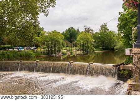 Chagrin Falls, The Waterfalls Located In The Village Of Chagrin Falls, Ohio