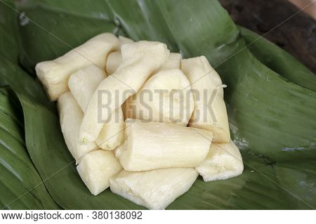 Tapai Or Tape Or Peuyeum Are Traditional Food Snack From Indonesia, Made From Fermented Cassava. Ser