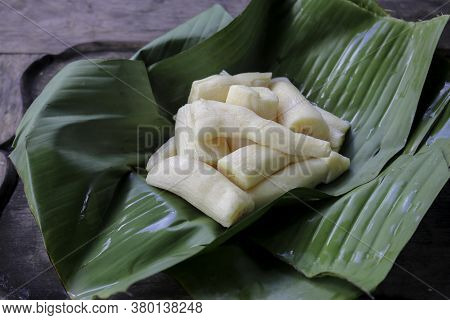 Tapai Or Tape Or Peuyeum Are Traditional Food Snack From Indonesia, Made From Fermented Cassava. Ser