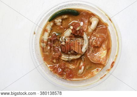 Sambal Or Sambal Cumi . Fried Chili Sauce. Indonesian Sambal. Asian Cuisine.
