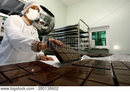 Ilheus, Bahia / Brazil - July 7, 2011: Organic Chocolate Factory In The City Of Ilheus, In Southern 