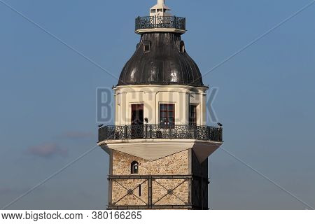 Maidens Tower In Bosphorus Strait, Istanbul City, Turkey