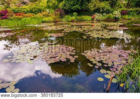 Gardens Of Painter Claude Monet In Giverny, France