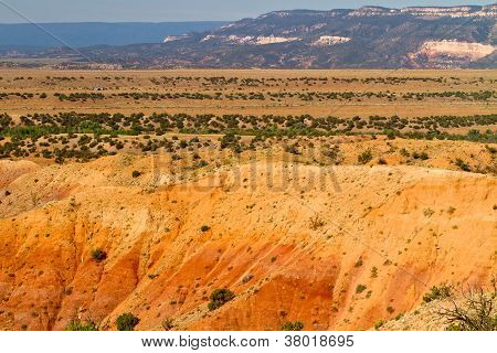Paesaggio deserto del nuovo Messico